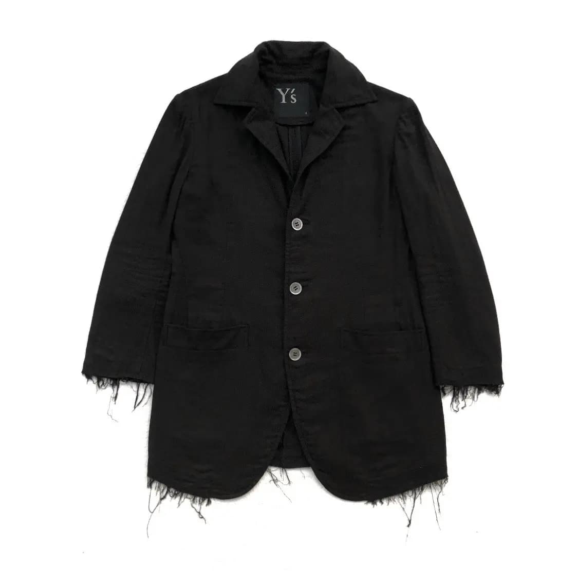 Y'S Yohji Yamamoto Femme Design Black Blazer
