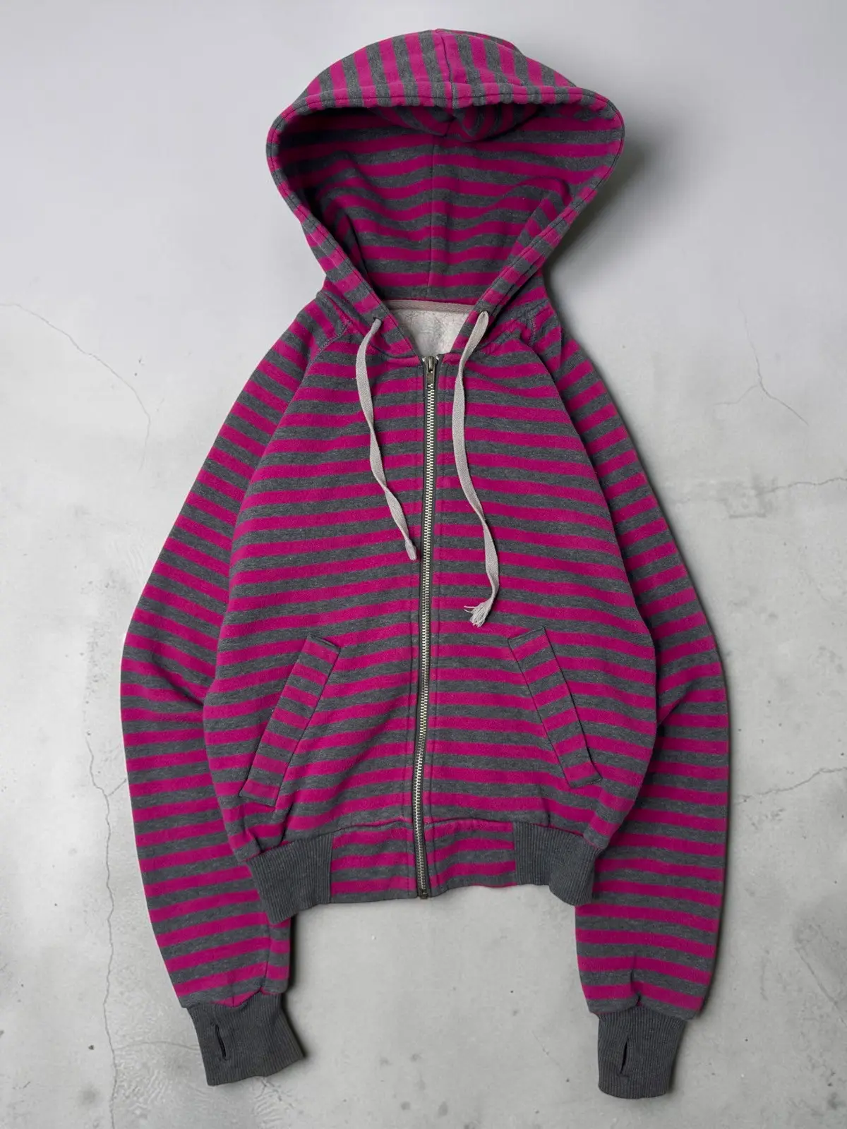 Vintage avant garde archive striped hoodie swag if6was9 sk8