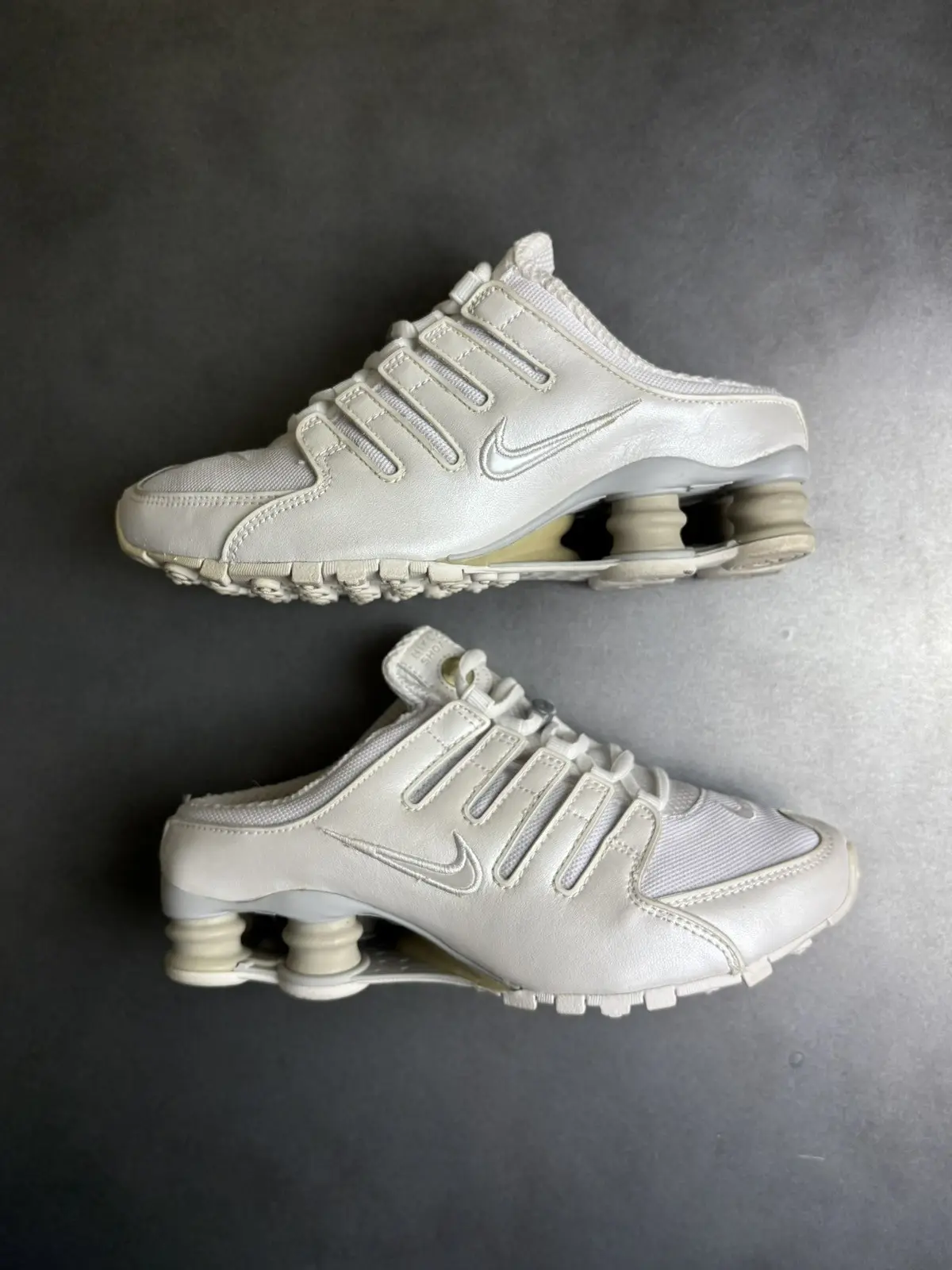 2005 Nike Shox NZ Mule Vintage Slip On 312820-111 Martine Ro