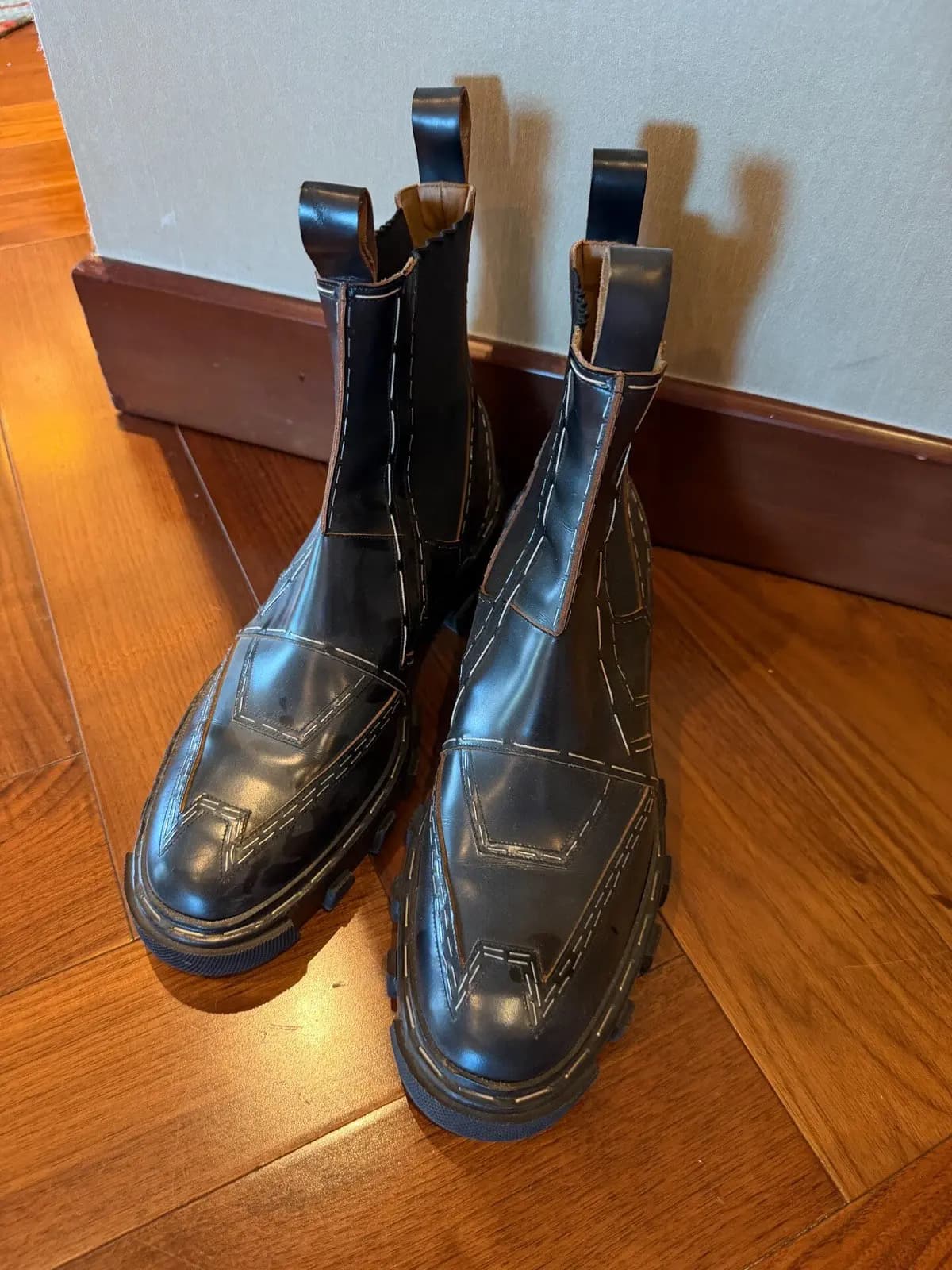 Balenciaga Runway Black Chelsea Boots BBBB17/2608