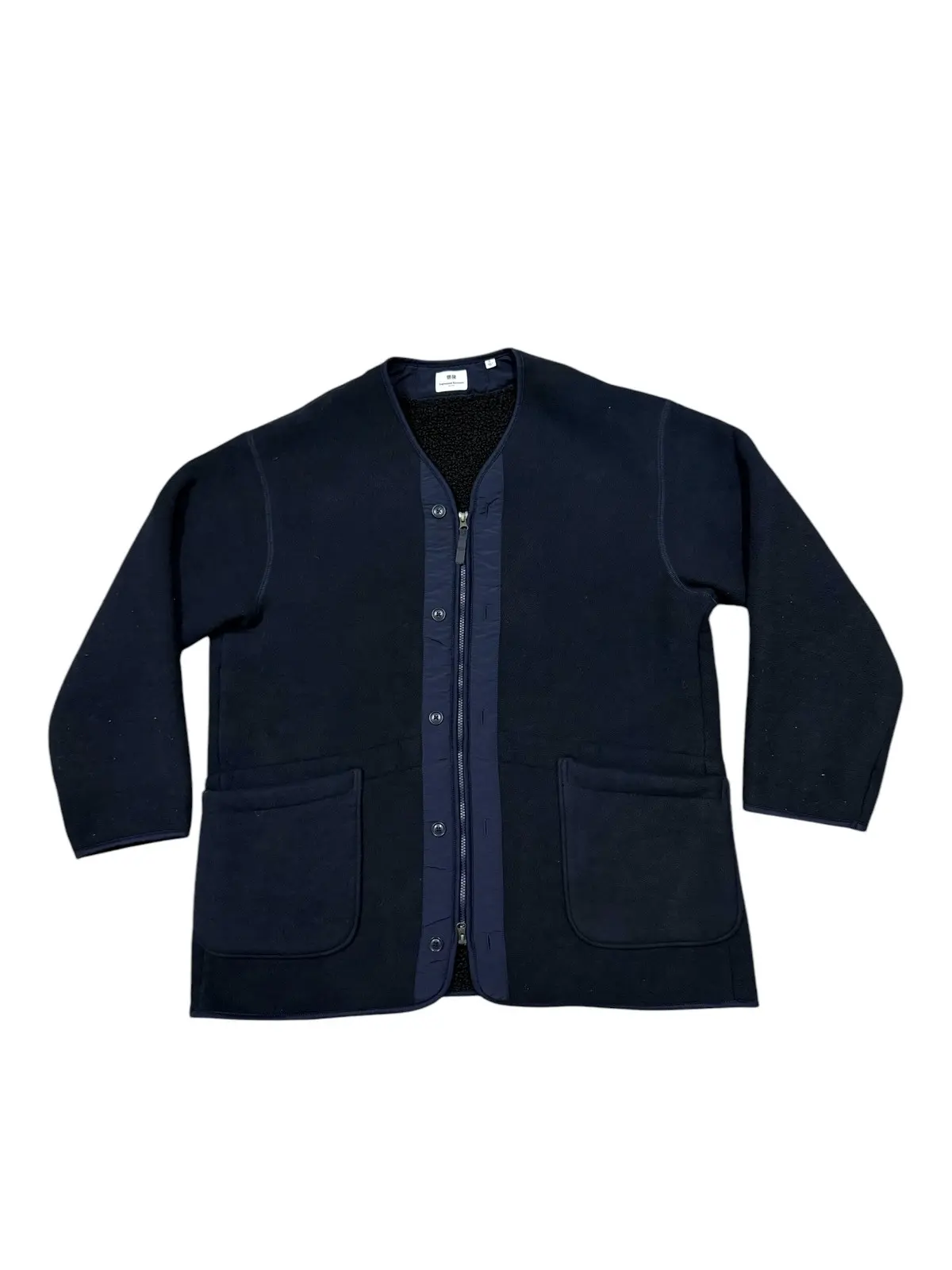 Uniqlo Engineered Garments Sherpa Fleece Colarless Jacket