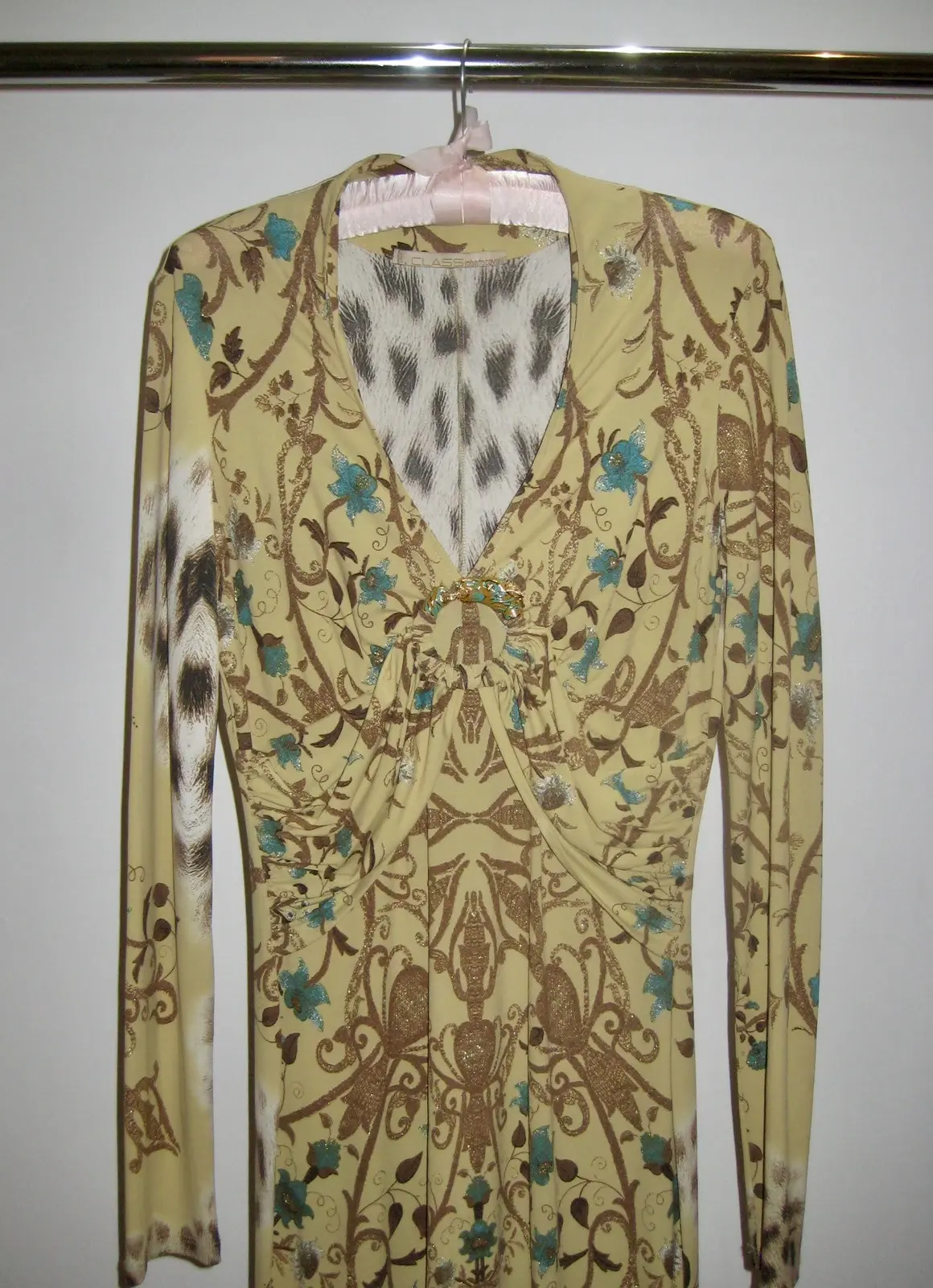 Rare CLASS Roberto Cavalli vintage midi dress