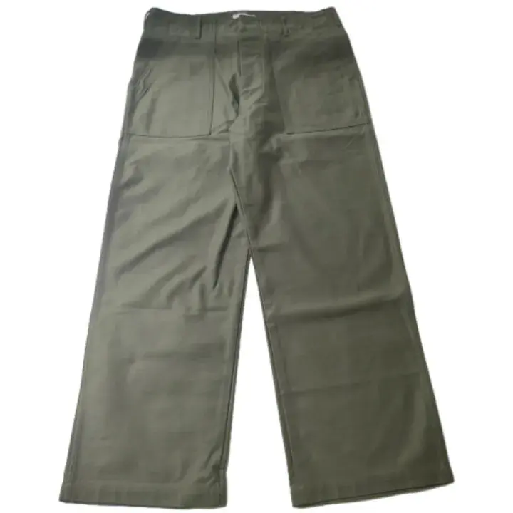 WTAPS Casual Straight Pants in Army Green 0079