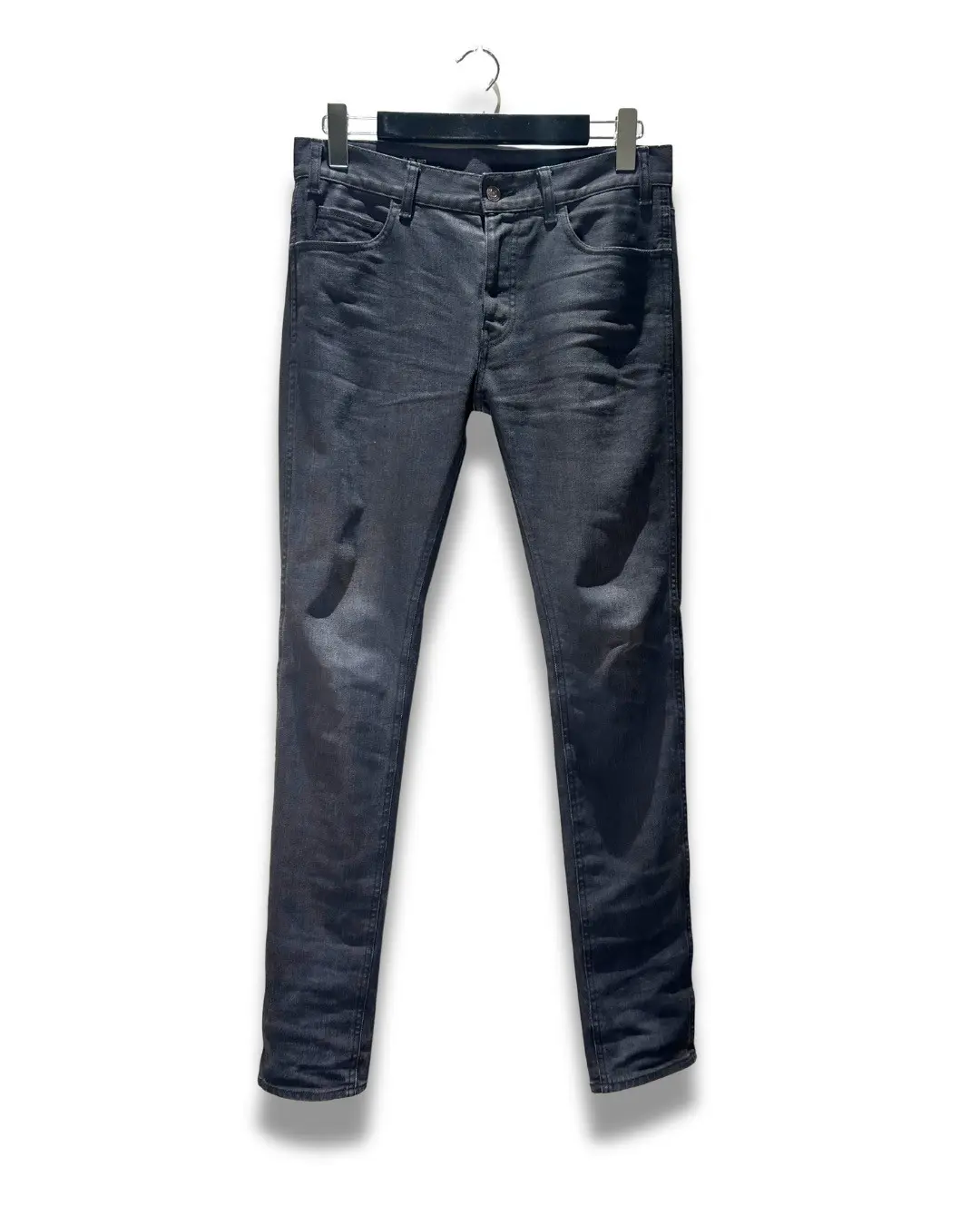 Celine FW20 Black Vintage Washed Skinny Jeans