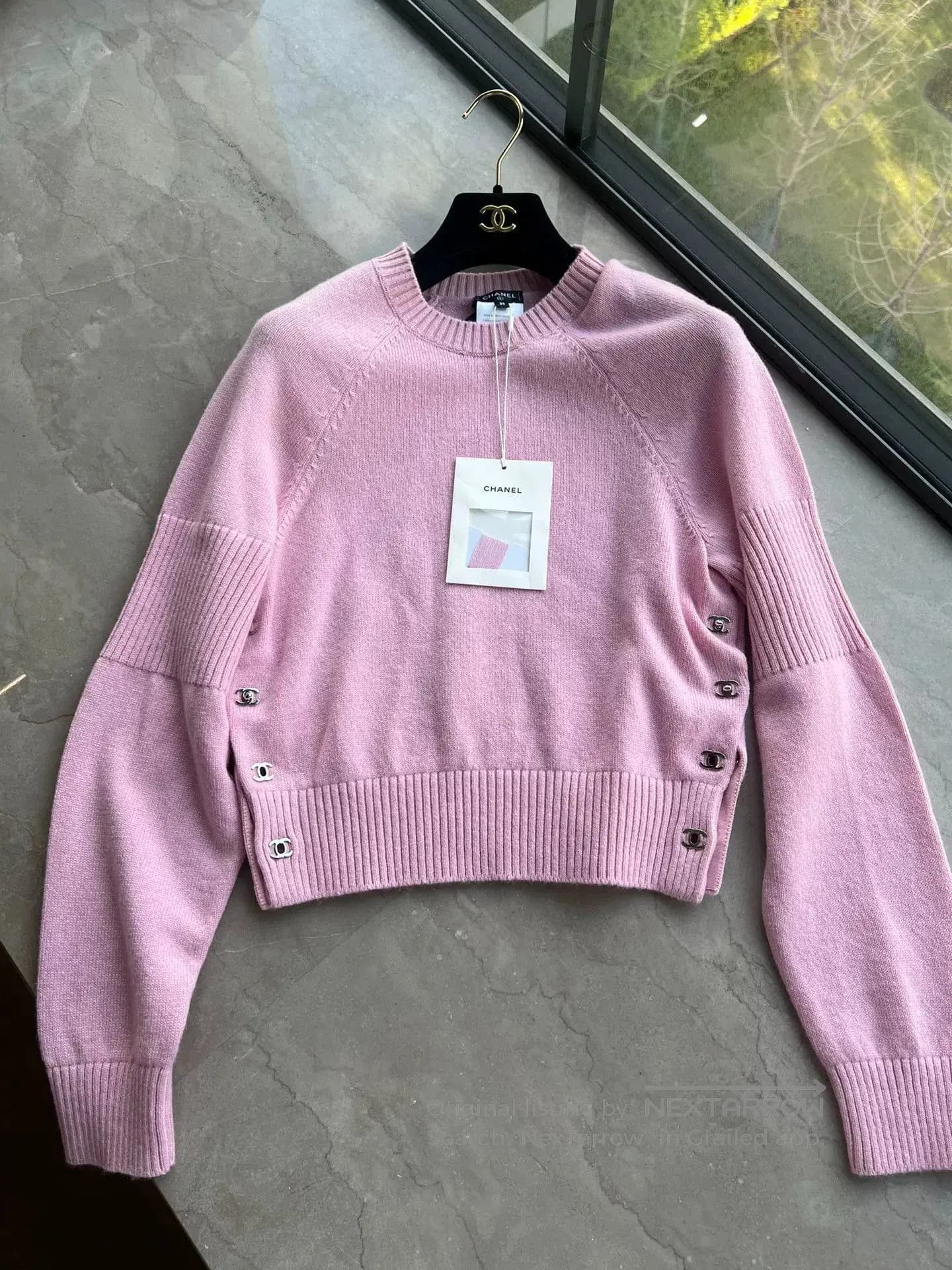 Chanel 24B Backpack Buckle Sweater.