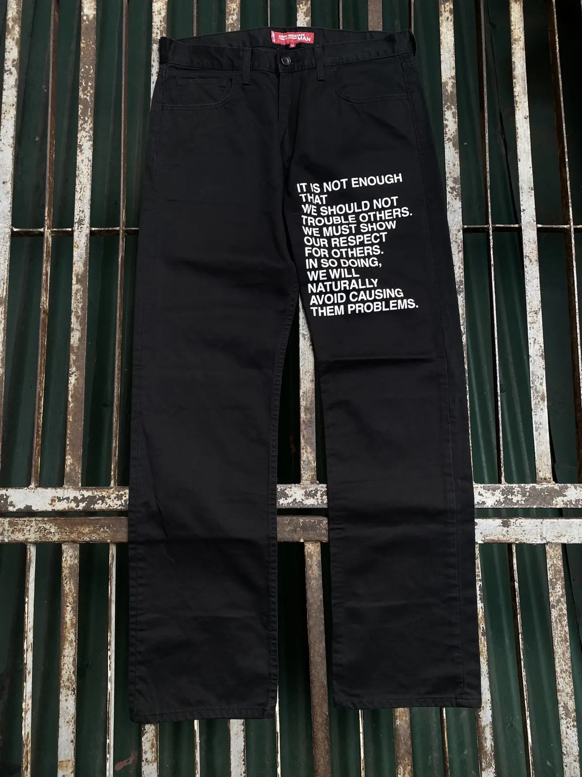 Archive Junya Watanabe - Levi’s - SS02 Poem Morality Pants